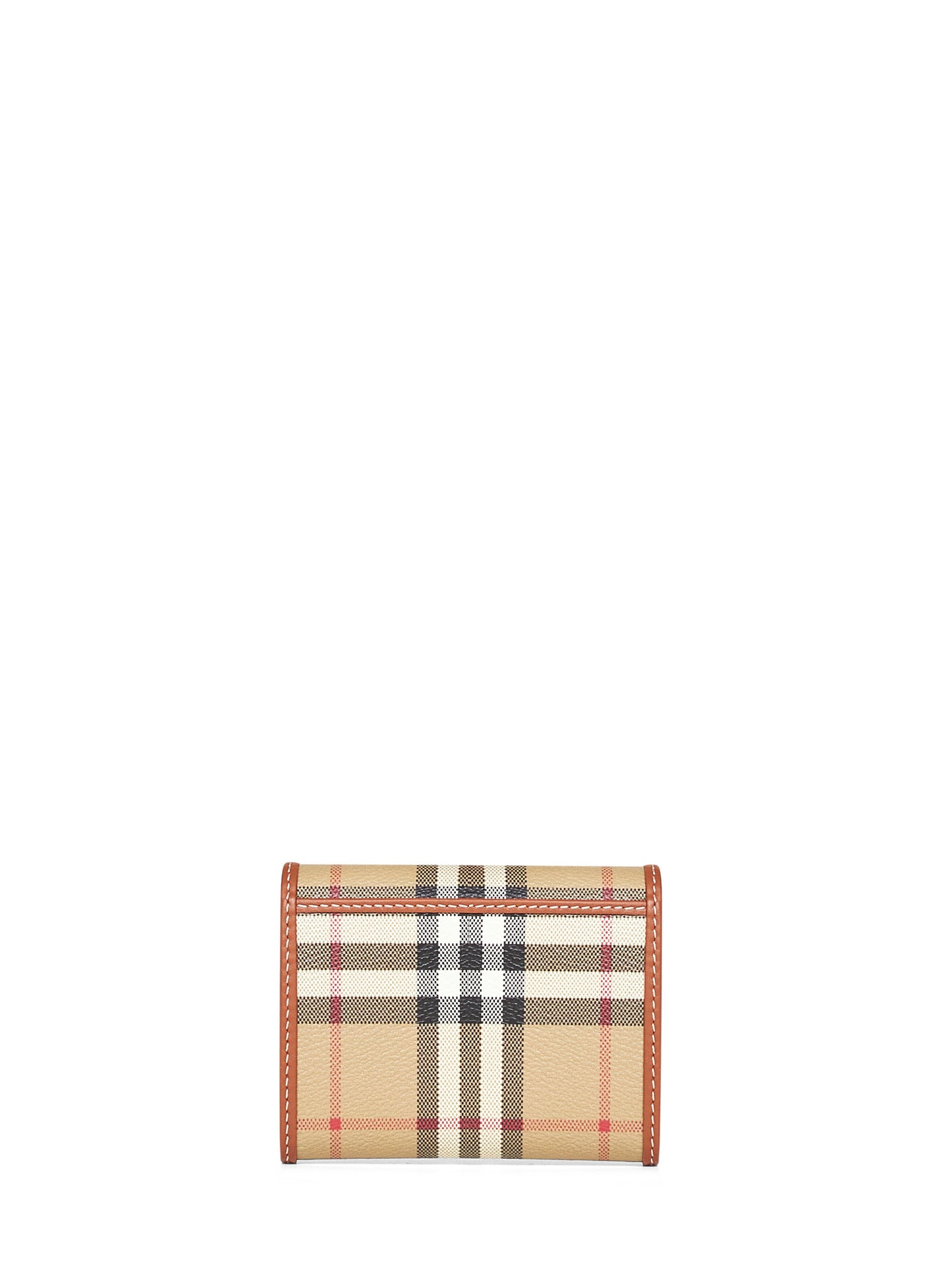 Archive beige small Check folding wallet