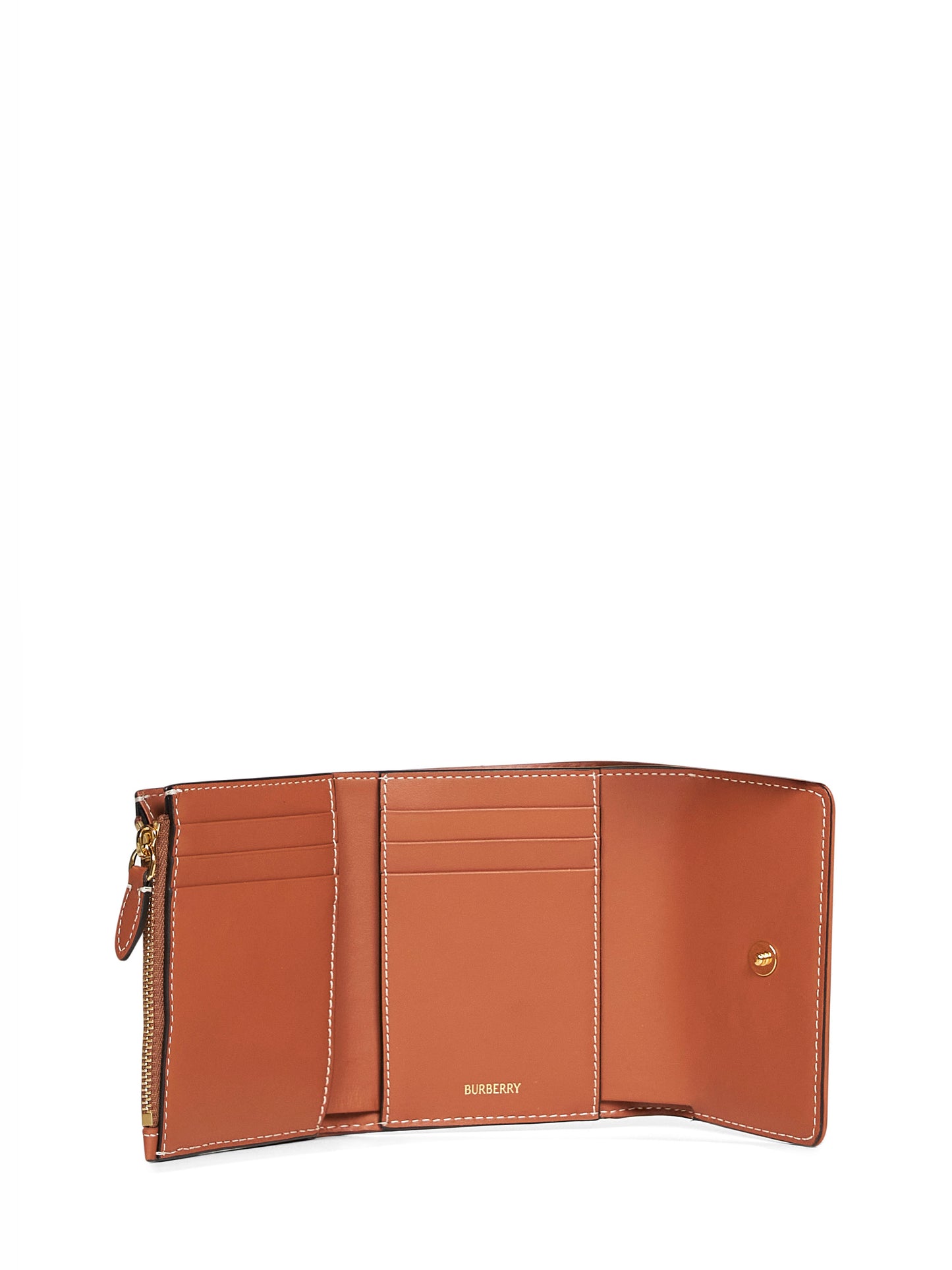 Archive beige small Check folding wallet