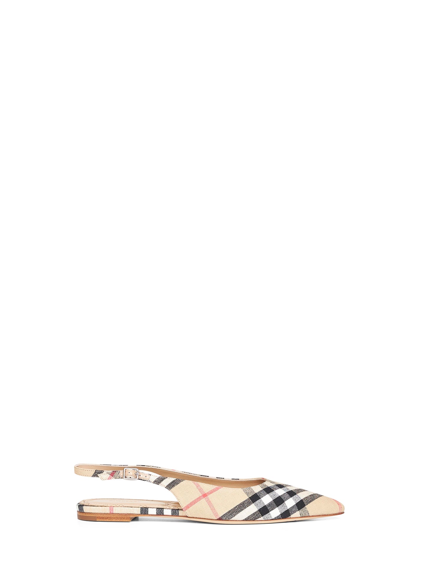 Ballerine slingback Dame Check? sabbia