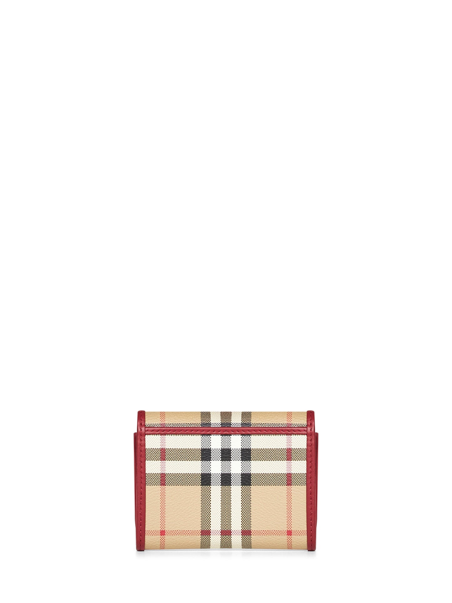 Archive beige small Check folding wallet