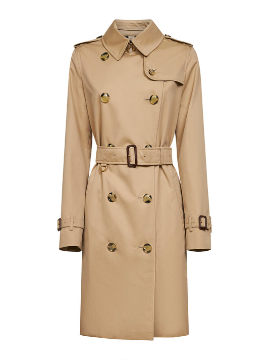 Honey beige Heritage Kensington medium trench coat