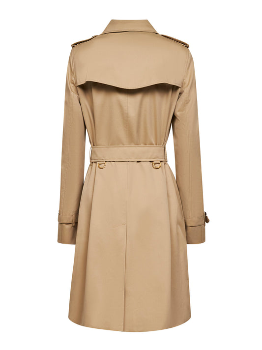 Honey beige Heritage Kensington medium trench coat