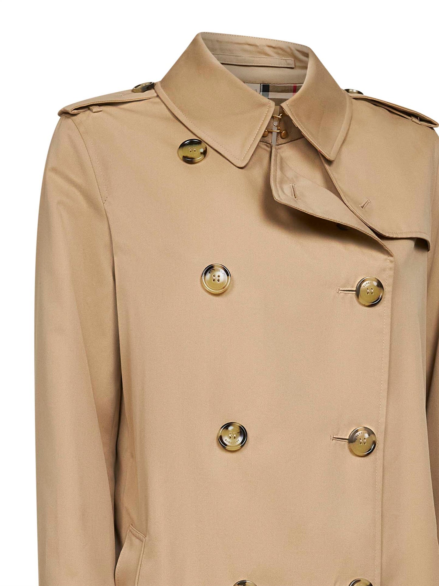 Honey beige Heritage Kensington medium trench coat