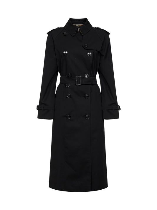 Black Heritage Waterloo long trench coat