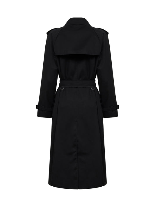 Black Heritage Waterloo long trench coat