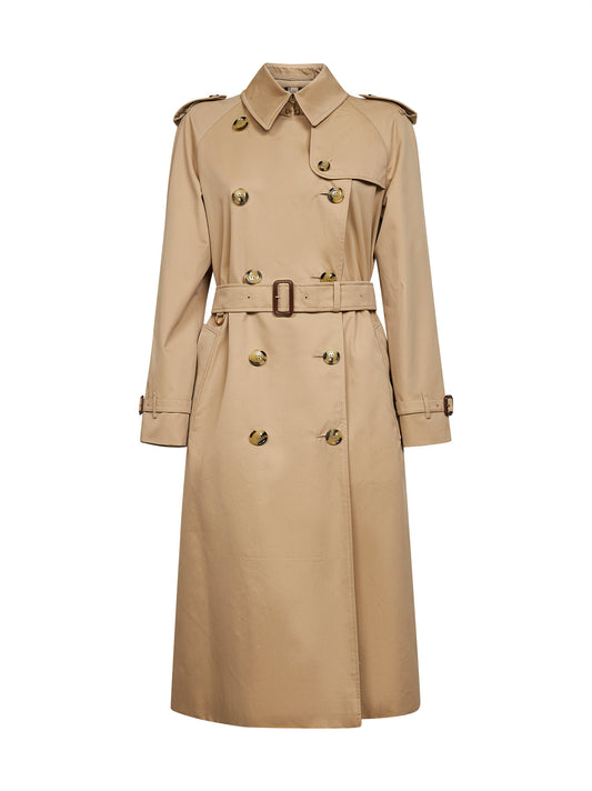 Honey beige Heritage Waterloo long trench coat