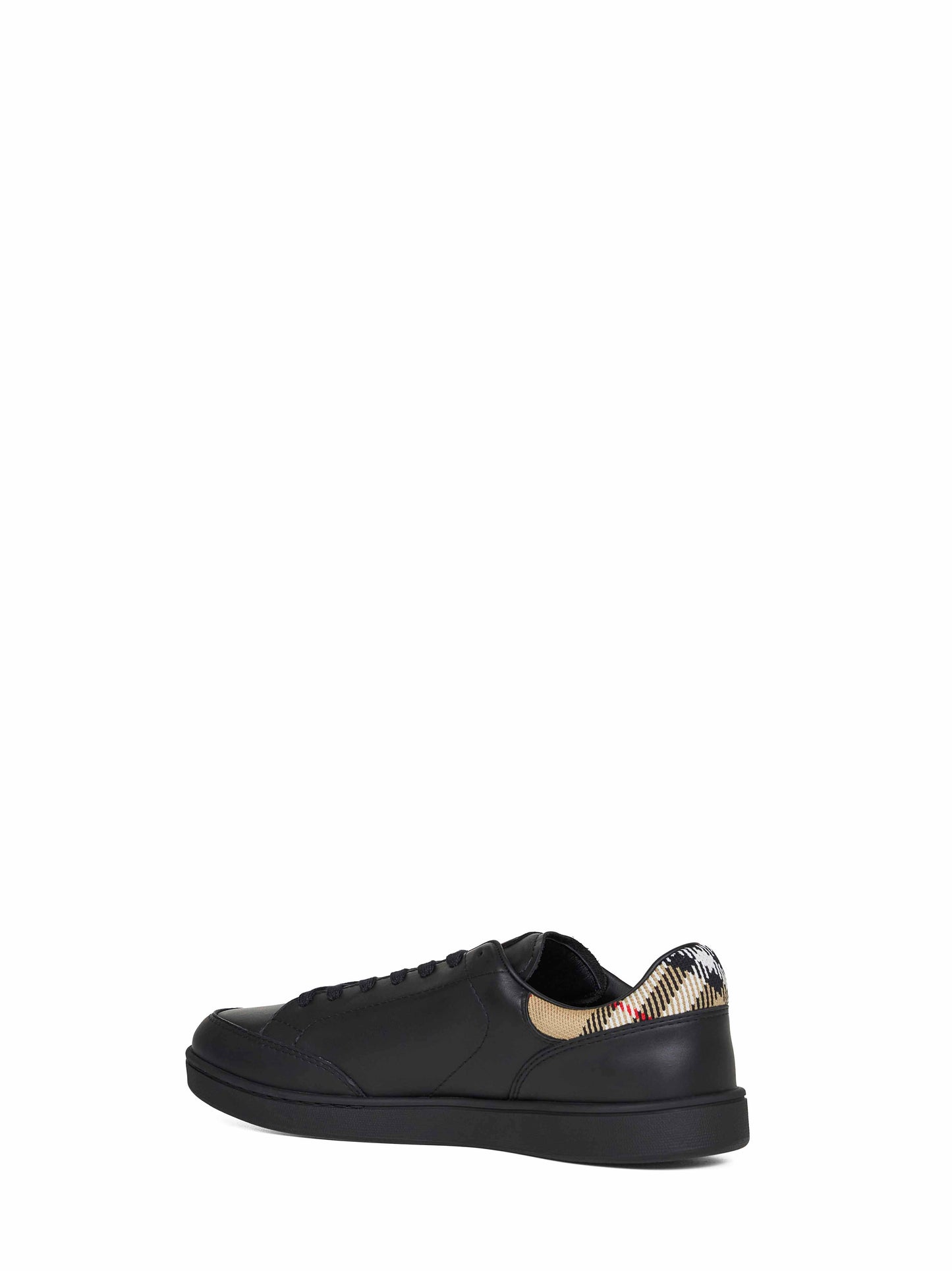 Sneakers Set in pelle di vitello nera