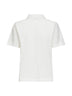 Chalk cotton piqué embroidered polo shirt