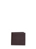Brown Pop bi-fold wallet with Check pattern