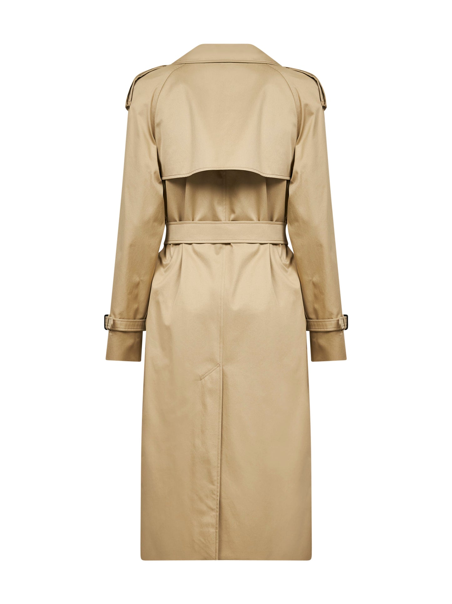 Trench Castleford lungo in gabardina beige