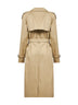 Trench Castleford lungo in gabardina beige