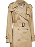 Trench Castleford lungo in gabardina beige