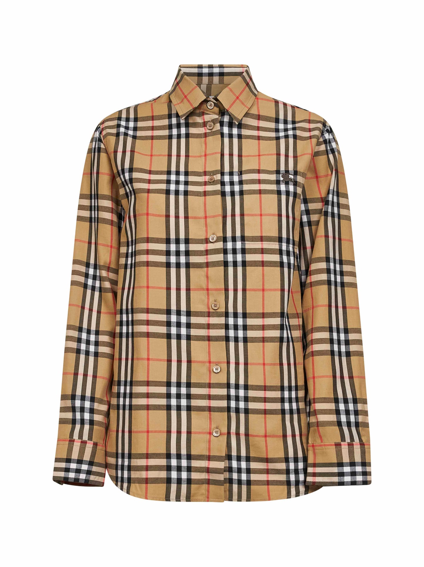 Archive beige Check cotton shirt