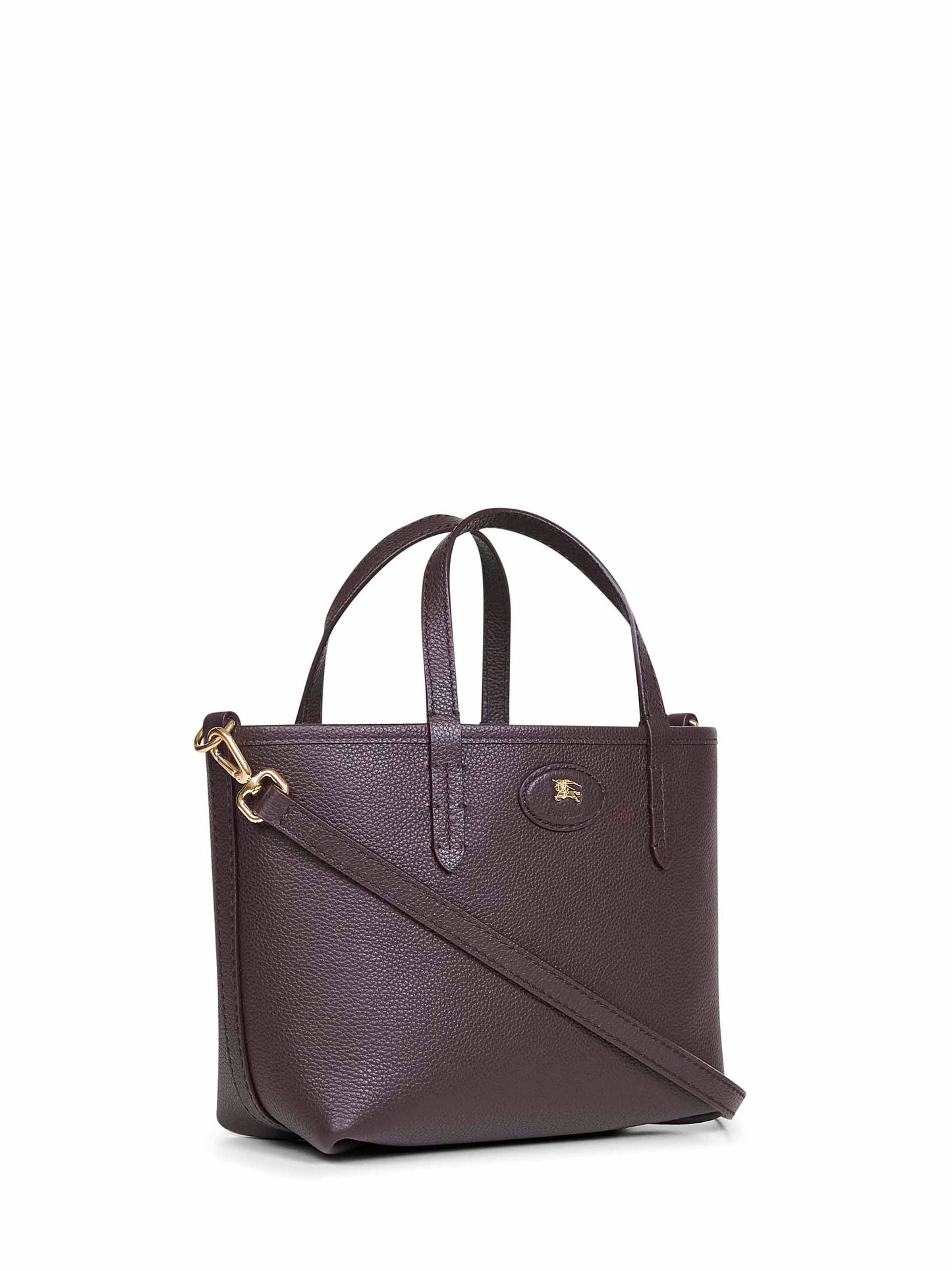 Tote Bloomsbury mini reversibile marrone e beige