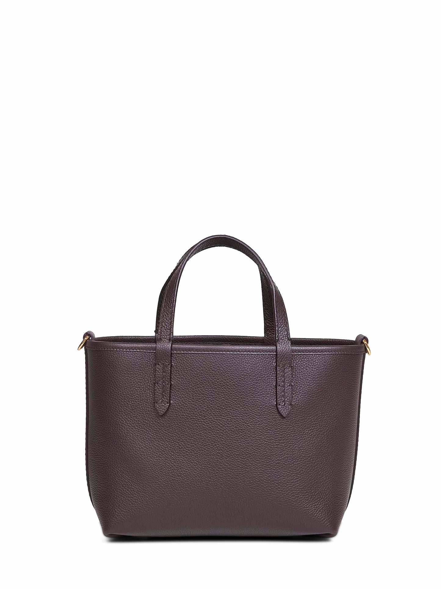 Tote Bloomsbury mini reversibile marrone e beige