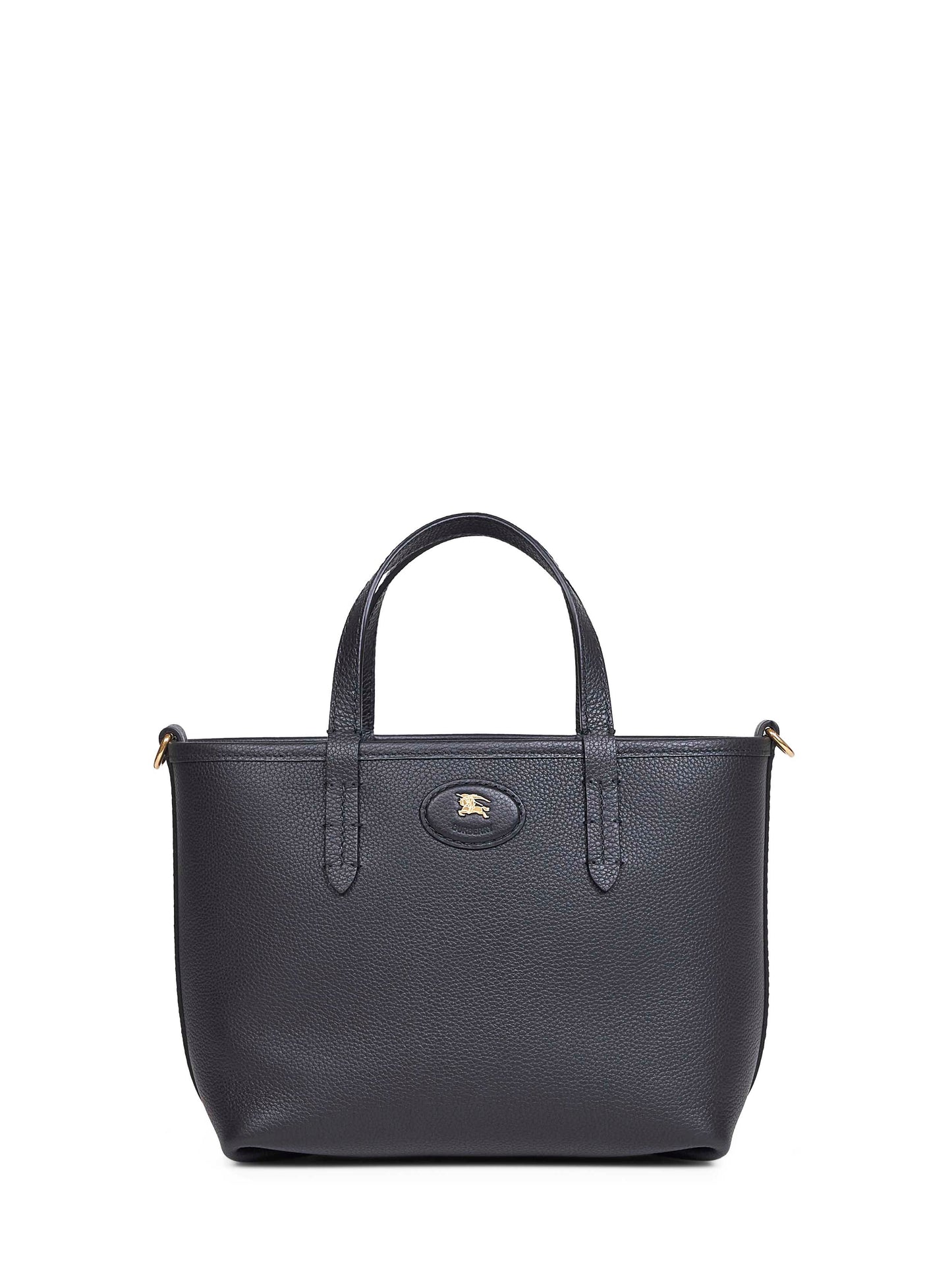 Black and calico beige Bloomsbury mini reversible tote bag