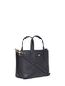 Black and calico beige Bloomsbury mini reversible tote bag