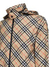 Giacca con cappuccio Check beige archivio