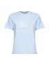 Light blue cotton T-shirt with Knight Stamp