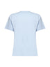 Light blue cotton T-shirt with Knight Stamp
