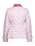 Pink nylon quilted jacket
