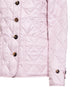 Pink nylon quilted jacket