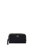Trousse da viaggio media nera con finiture Check