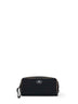 Trousse da viaggio grande nera con finiture Check