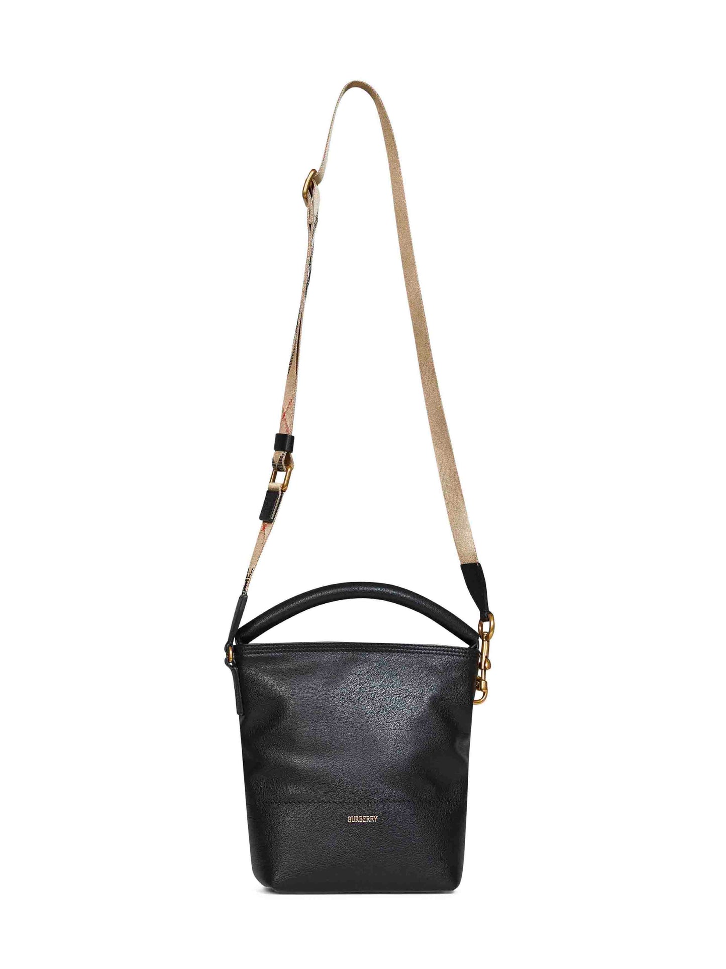 Borsa a secchiello Mini B Clip nera