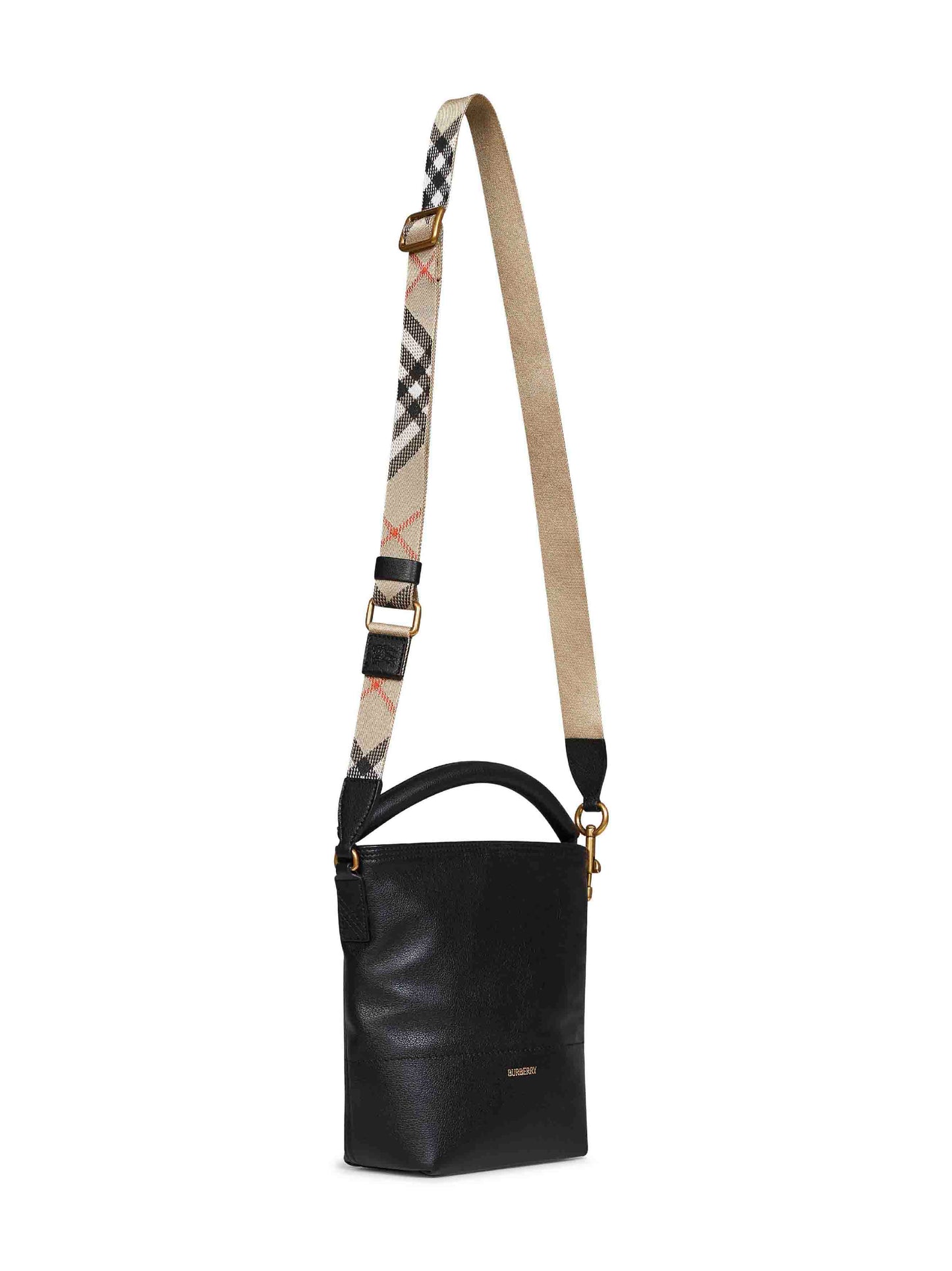Borsa a secchiello Mini B Clip nera
