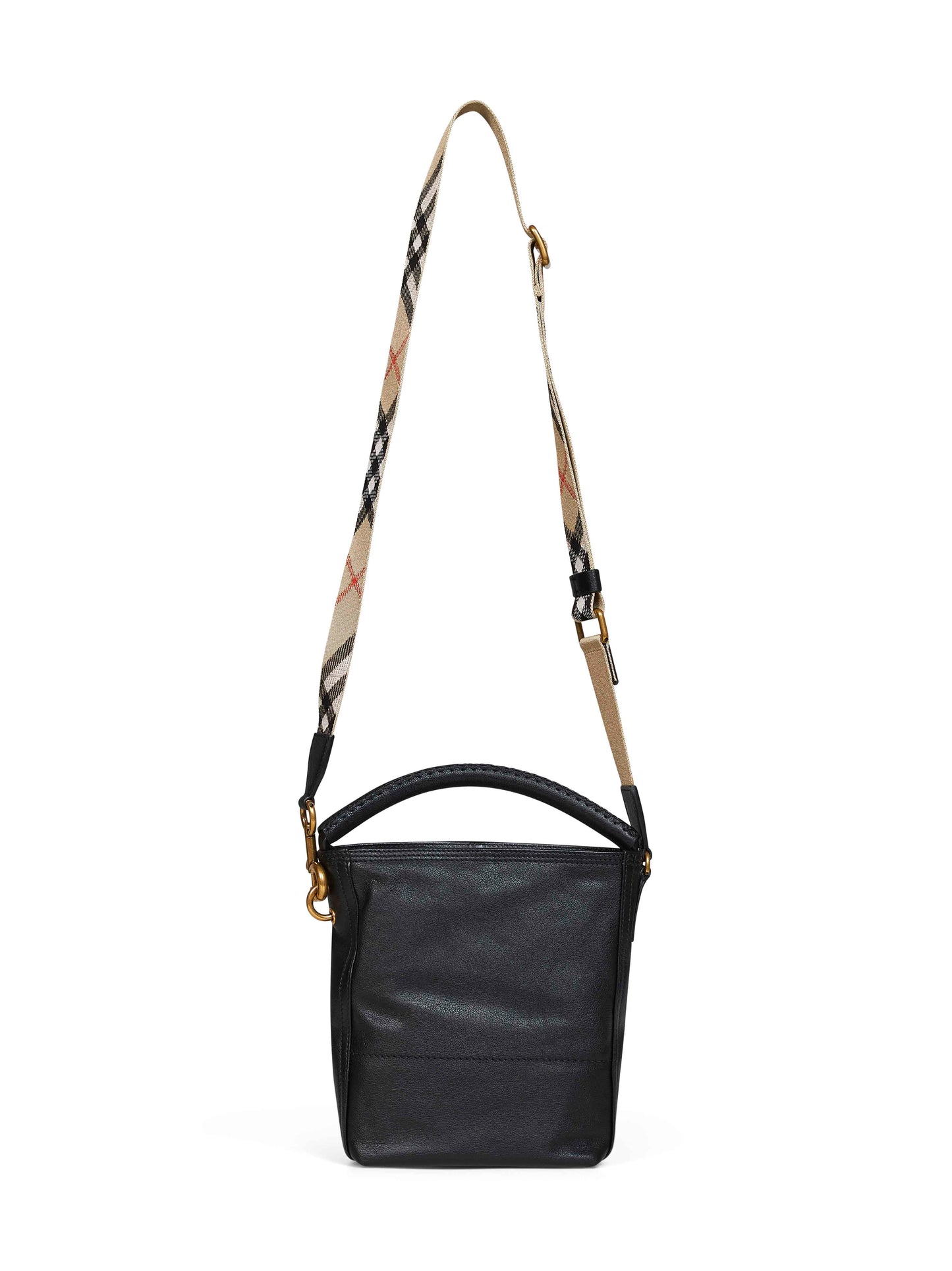 Borsa a secchiello Mini B Clip nera