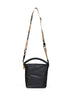 Borsa a secchiello Mini B Clip nera