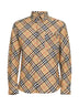Sand Check linen shirt