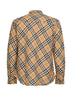 Sand Check linen shirt