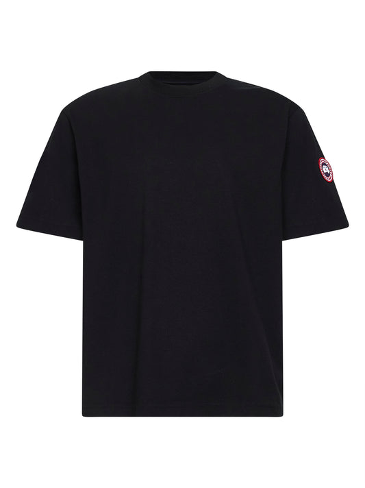 T-shirt Novo in jersey di cotone nero
