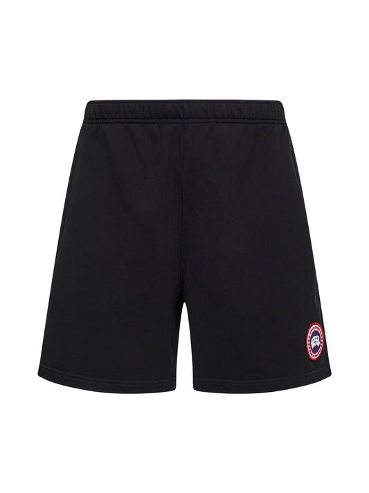 Shorts Rove in terry di cotone biologico nero