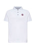 White cotton piqué Beckley polo shirt