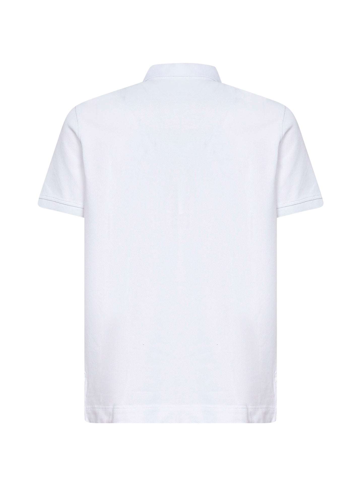 White cotton piqué Beckley polo shirt