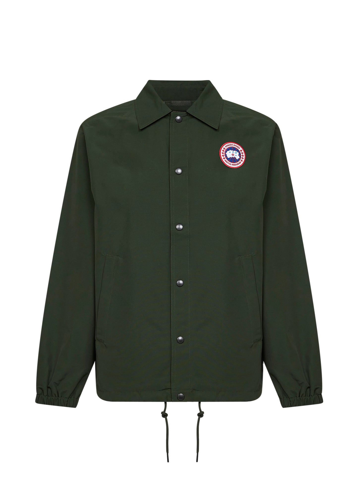 Green cotton Regency shirt jacket
