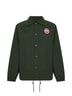 Green cotton Regency shirt jacket