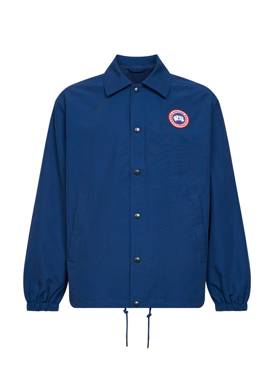 Giacca camicia Regency in cotone blu