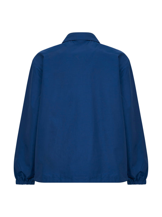 Giacca camicia Regency in cotone blu