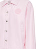 Pink wool blend Regency shirt jacket