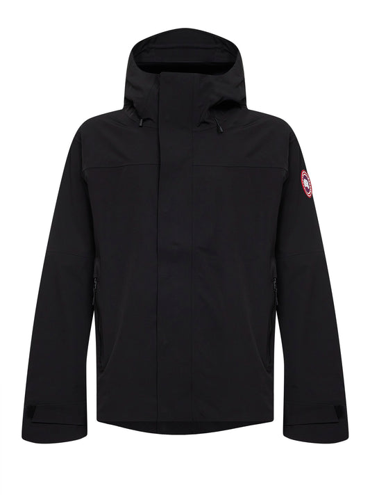 Giacca da pioggia con cappuccio Rupert nera