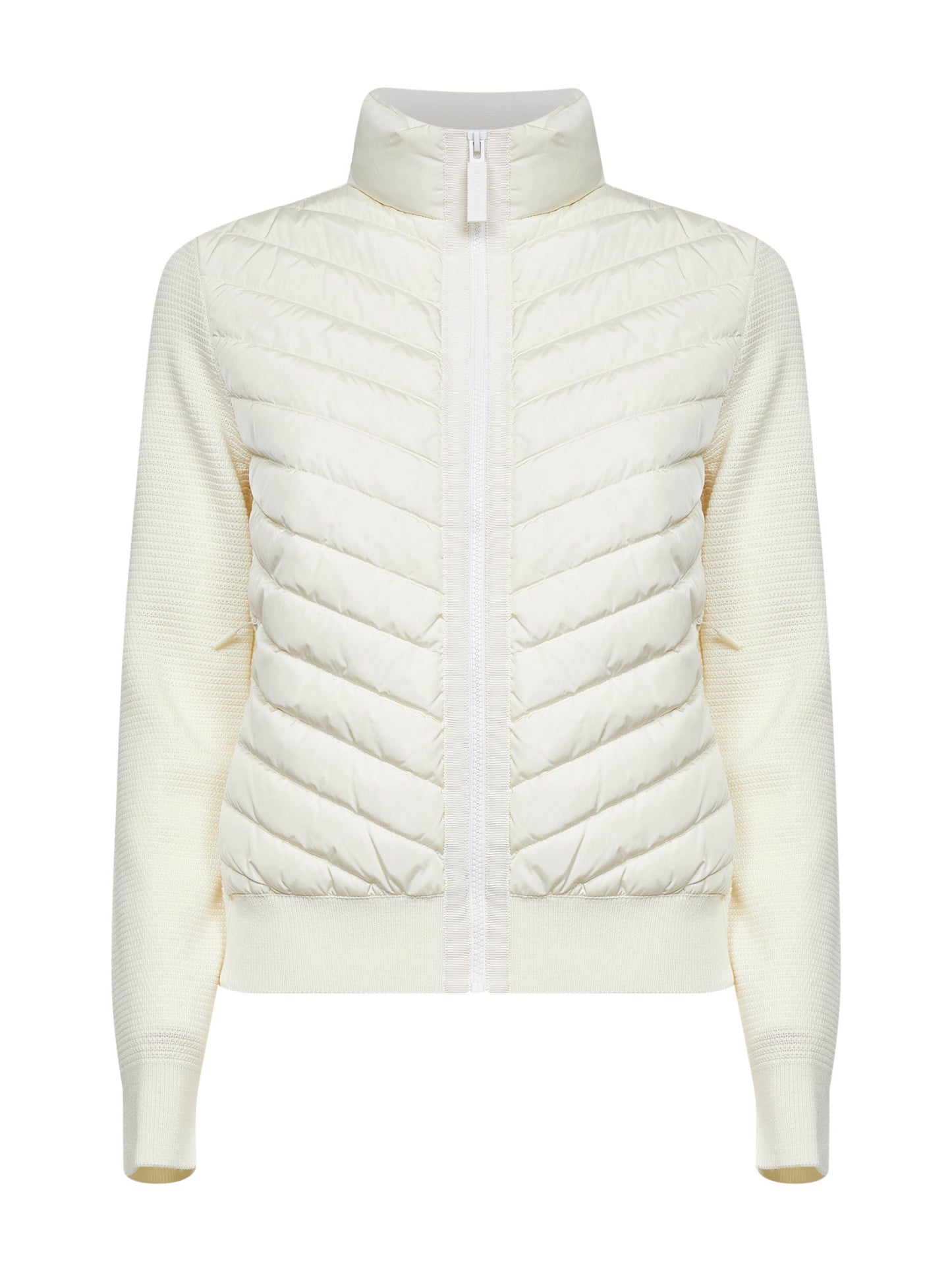 Ivory HyBridge knitted jacket<BR/>