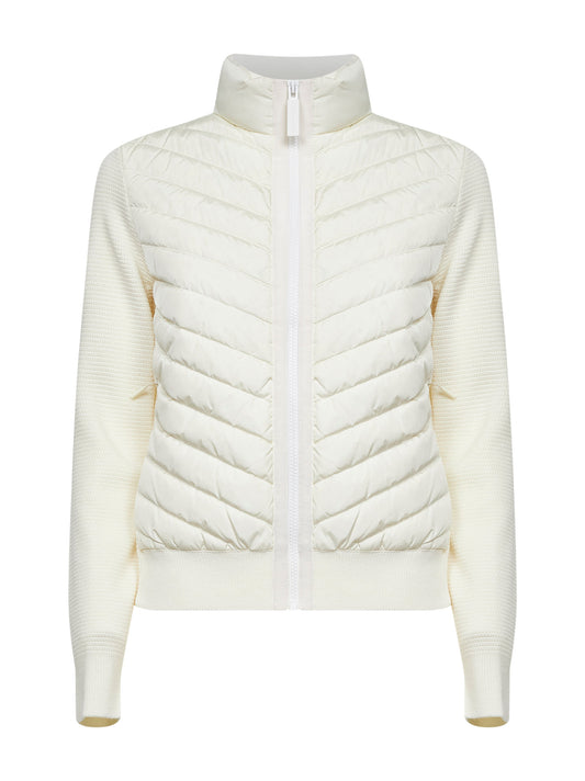 Ivory HyBridge knitted jacket<BR/>