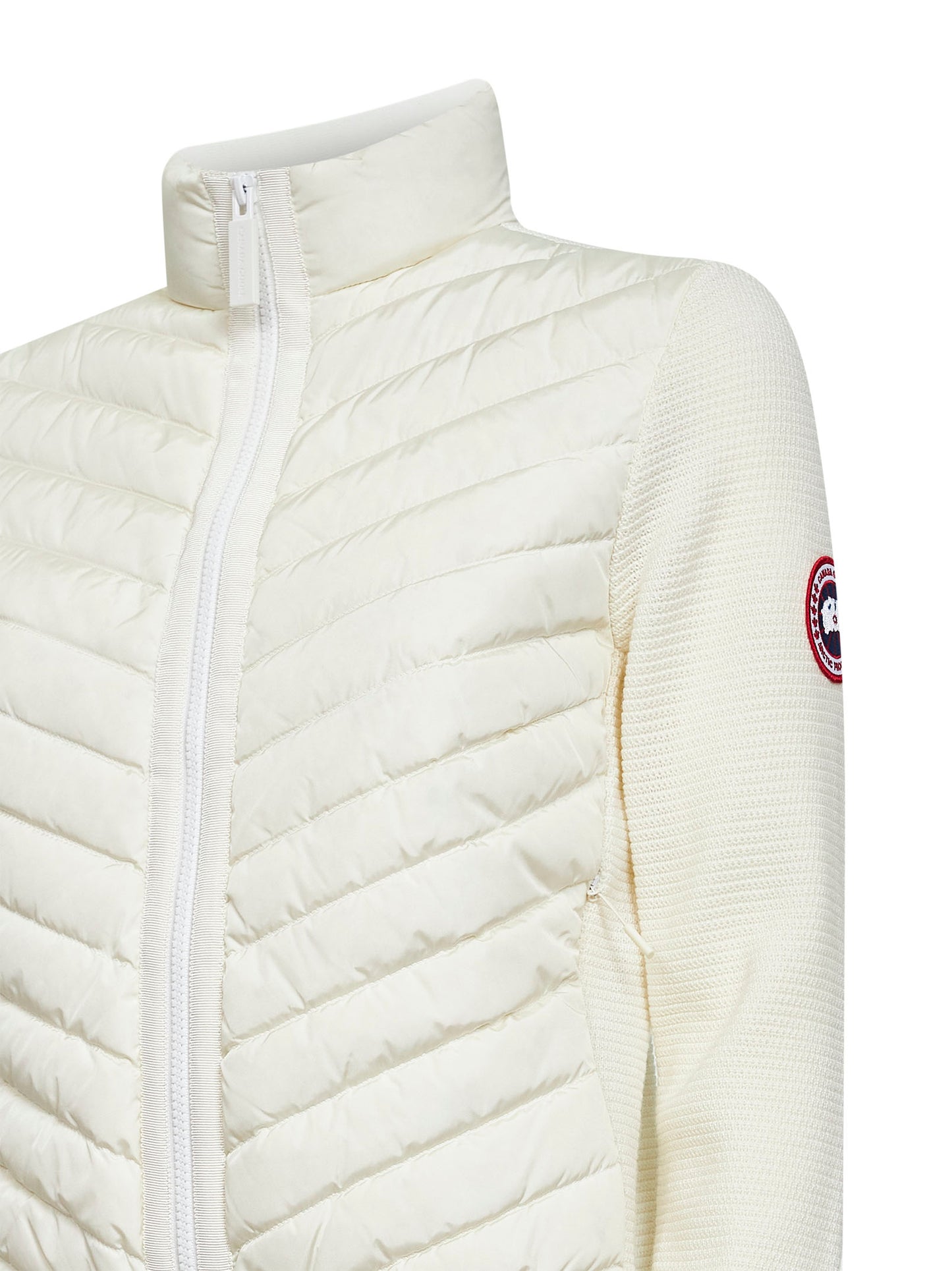Ivory HyBridge knitted jacket<BR/>