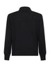Black HyBridge knit jacket