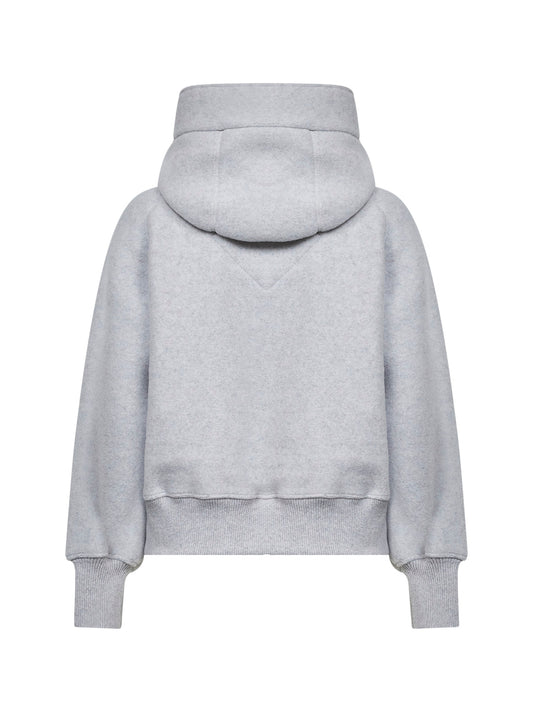 Grey Kind Fleece Chilliwack White Label hooded bomber jacket