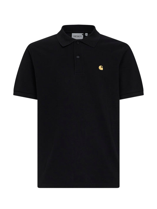 Black S/S Chase Pique Polo polo shirt